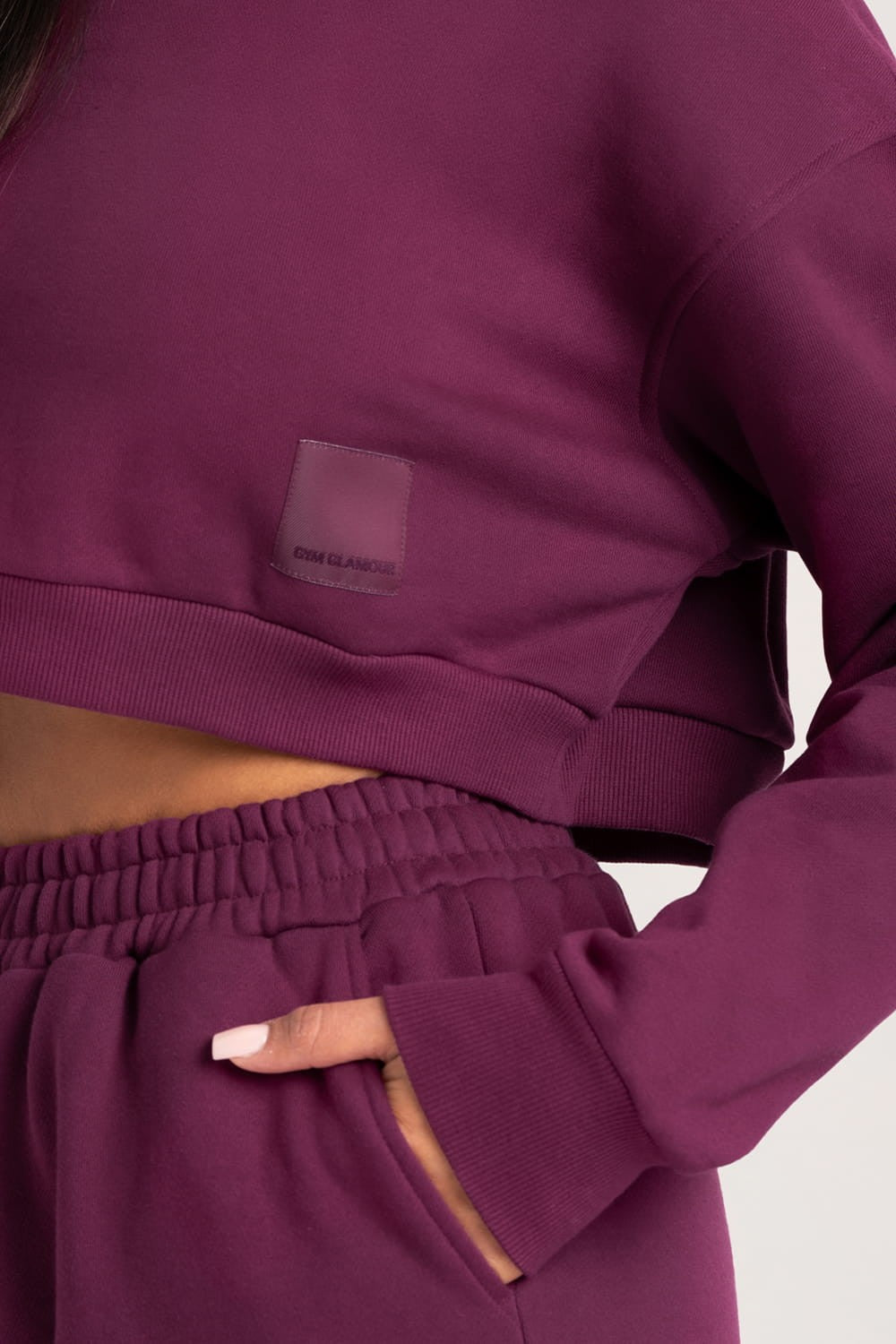 Bluza Crop Amaranth