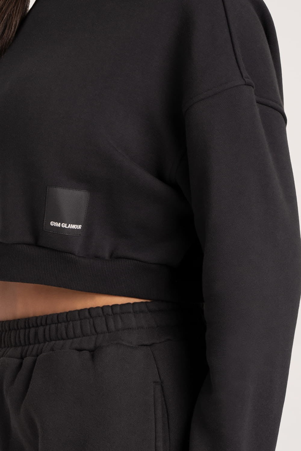 Bluza Crop black