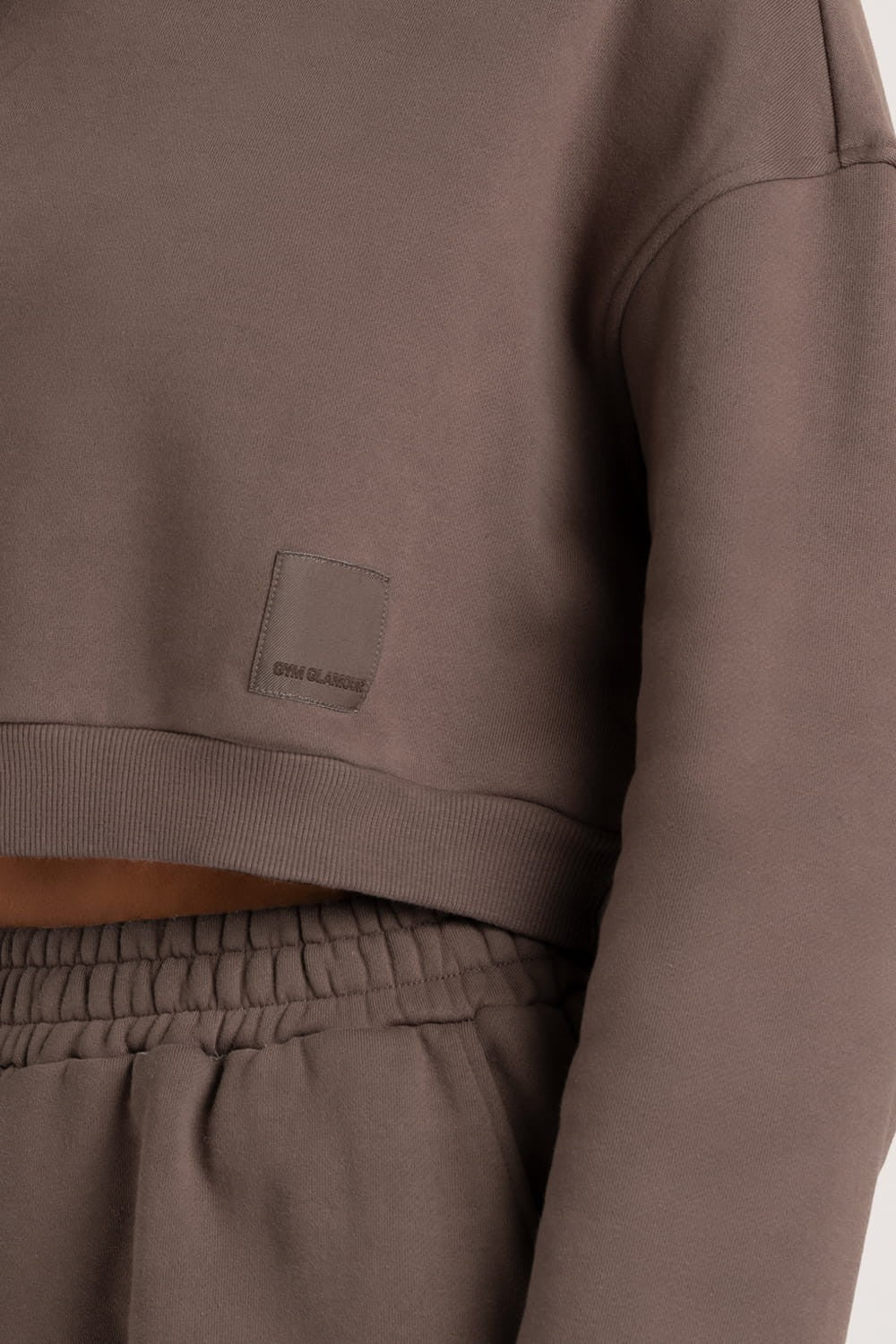 Bluza Crop Chocolate