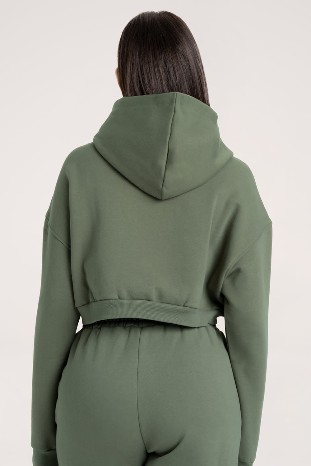 Bluza Crop Green Smoke