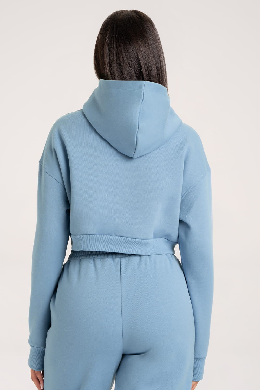 Bluza Crop Sky Blue