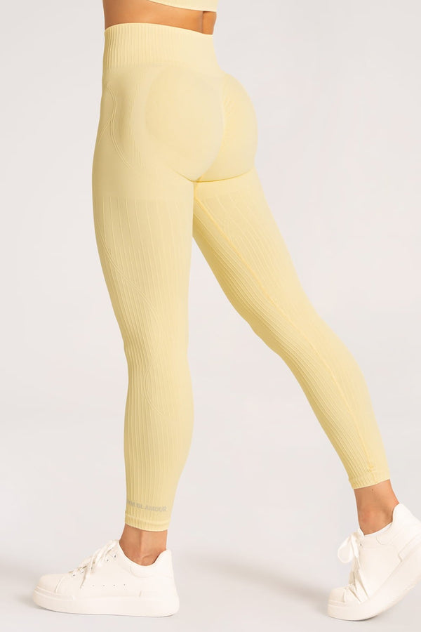 Leggings push up 2.0 butter yellow