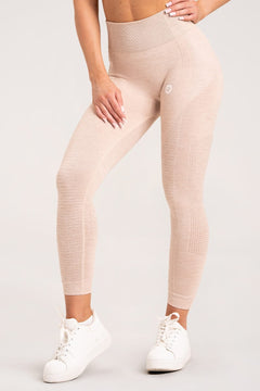 Nahtlose Leggings Beige