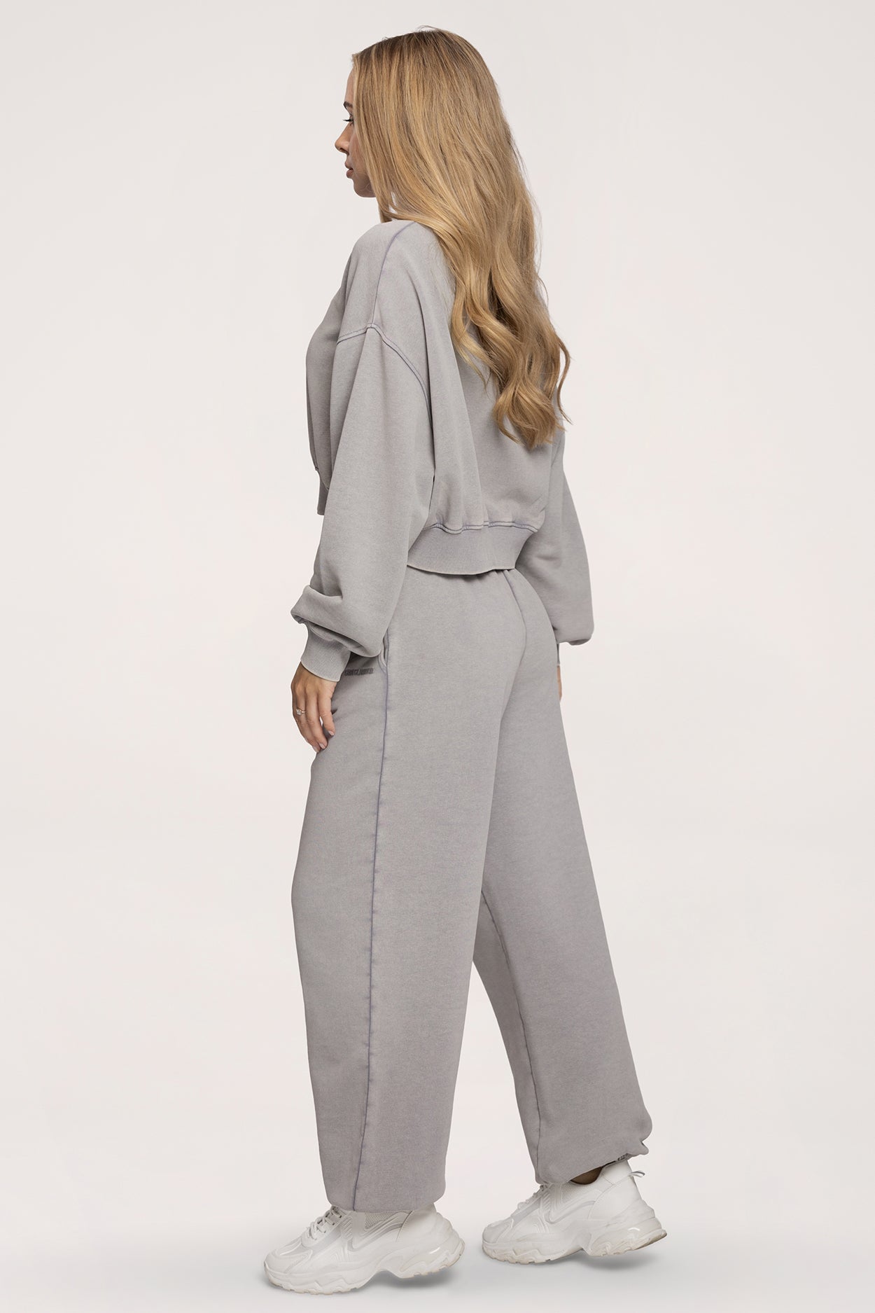 Easy Jogginghose mit Bündchen light grey
