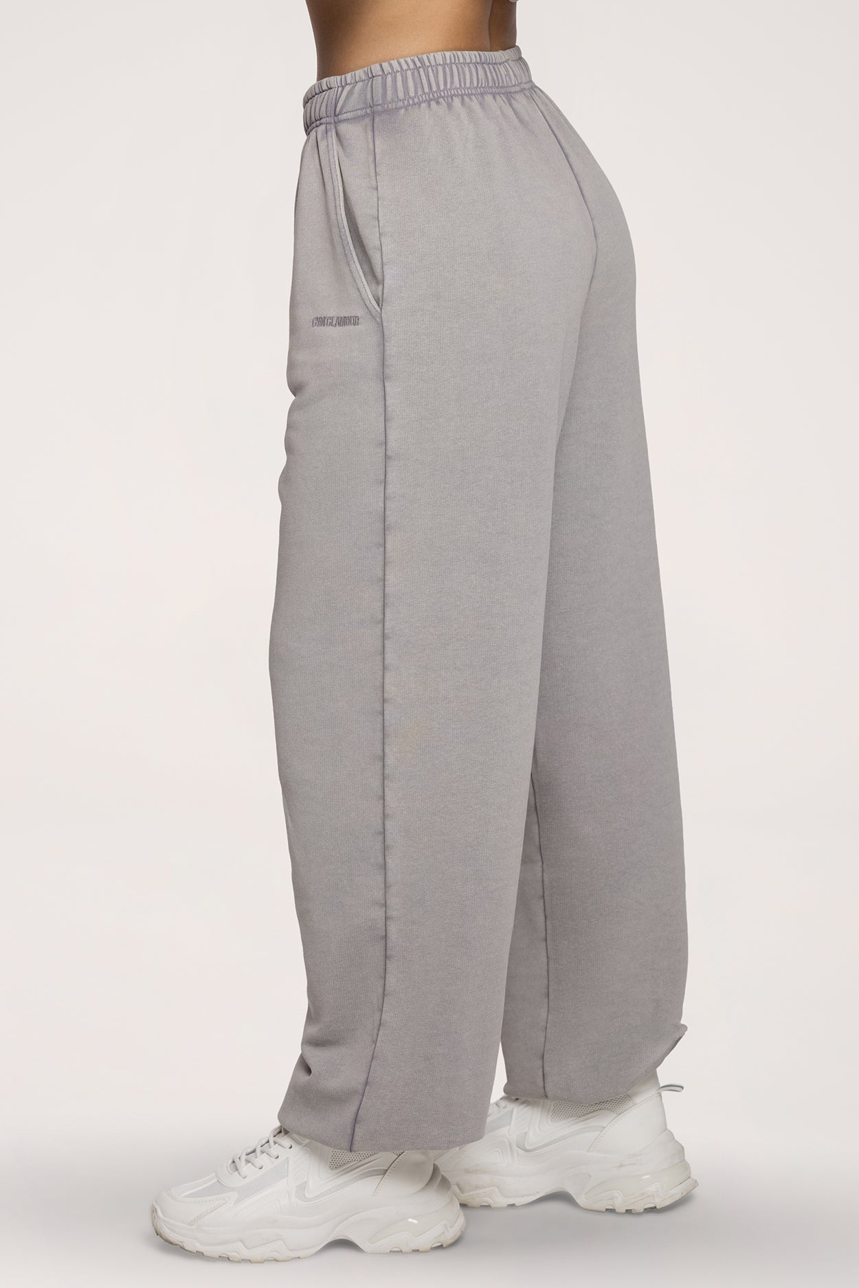 Easy Jogginghose mit Bündchen light grey