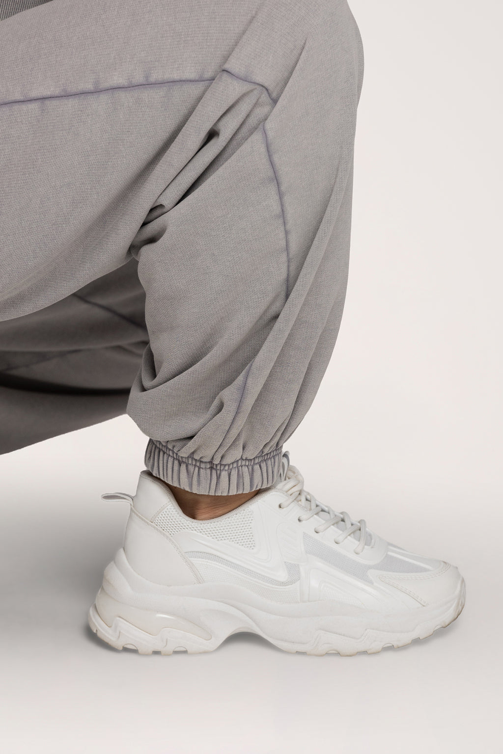 Easy Jogginghose mit Bündchen light grey