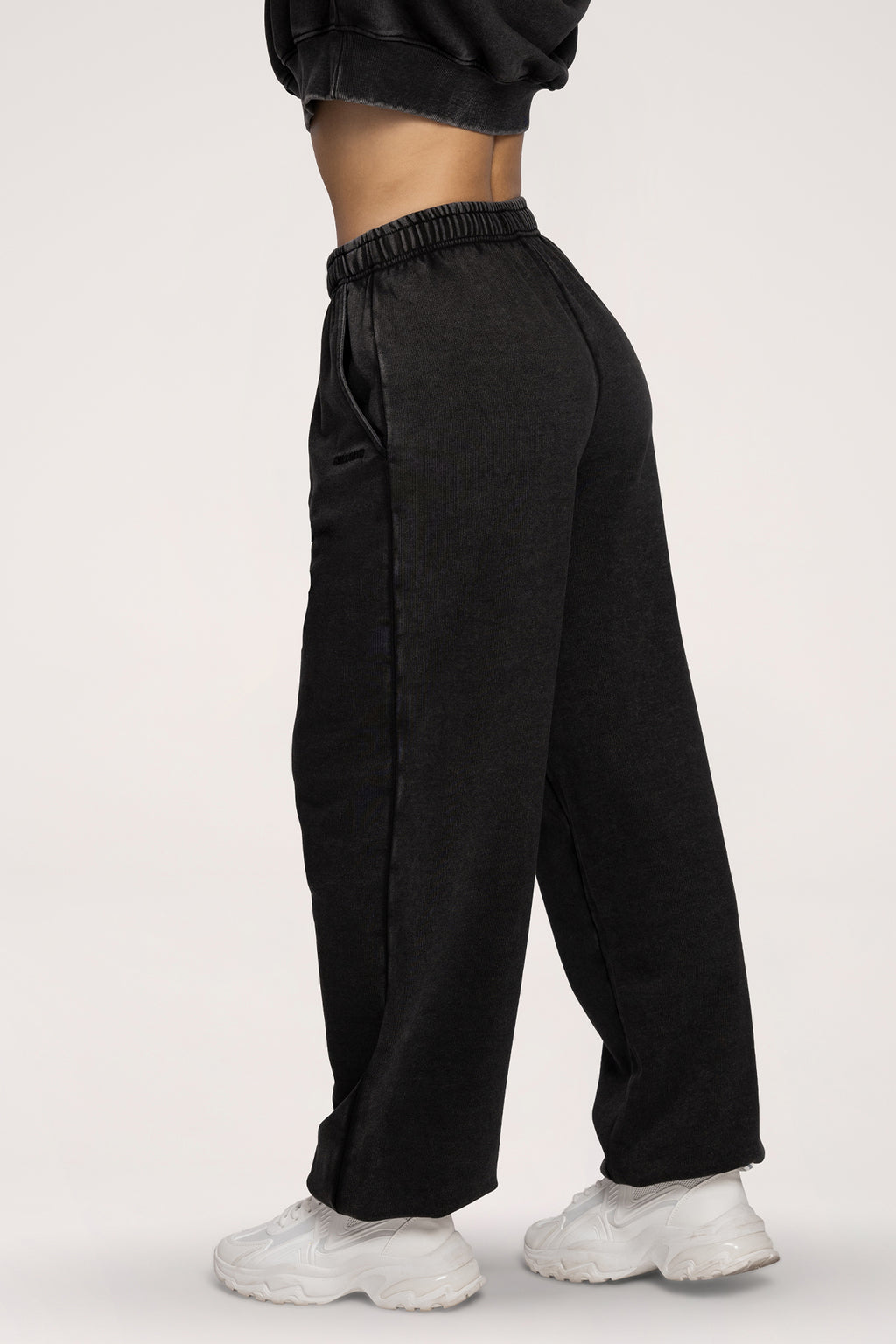 Easy Jogginghose mit Bündchen black