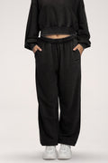 Easy Jogginghose mit Bündchen black