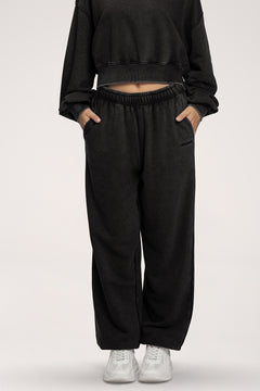 Easy Jogginghose mit Bündchen black