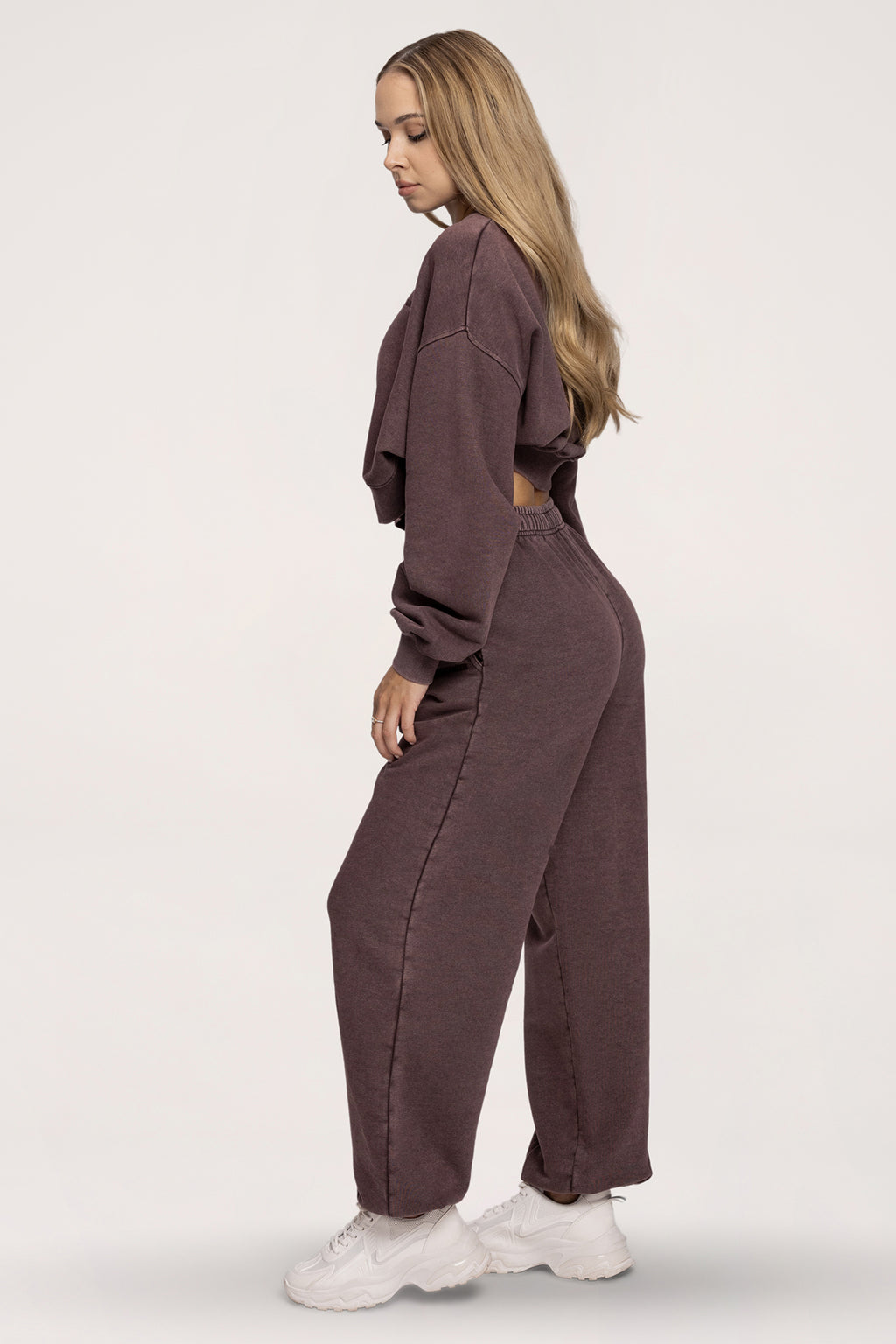 Easy Jogginghose mit Bündchen chocolate