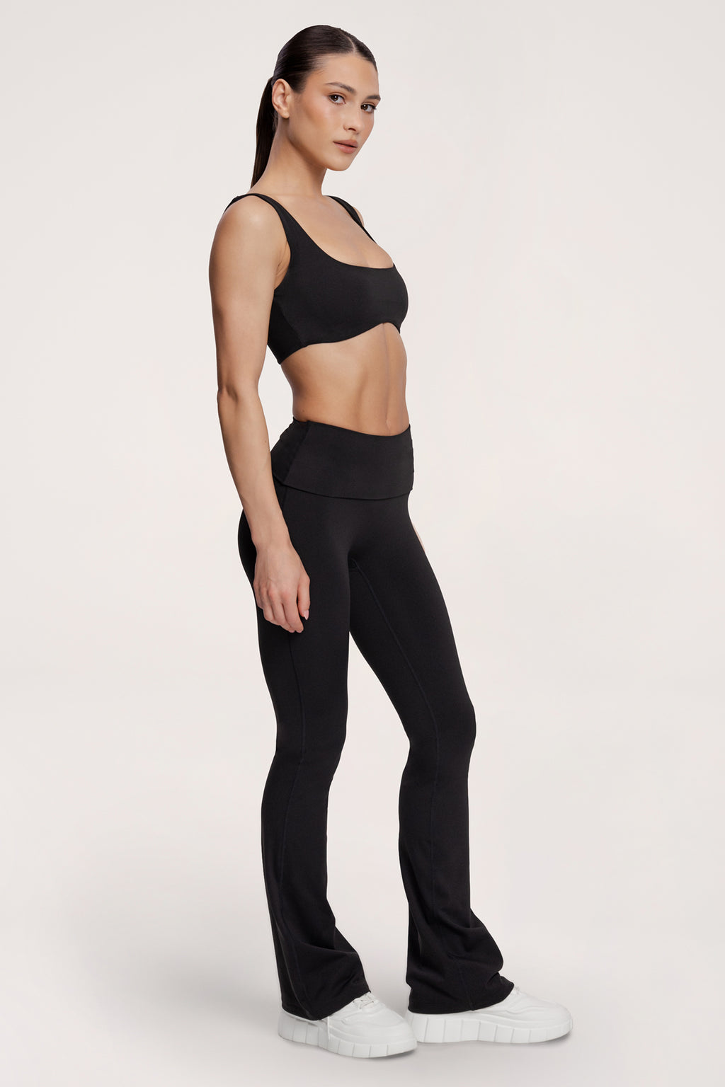Pilates Era Schlaghose black