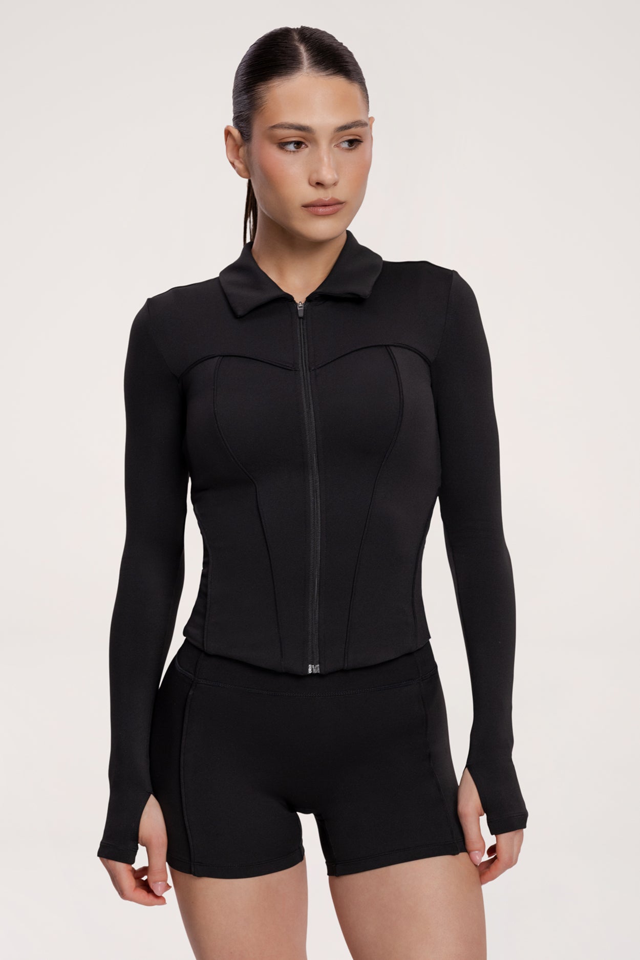 Pilates Era Sportjacke mit Reißverschluss  black
