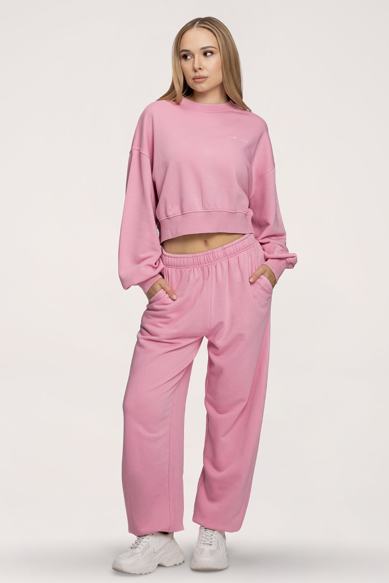 Easy Jogginghose mit Bündchen light pink