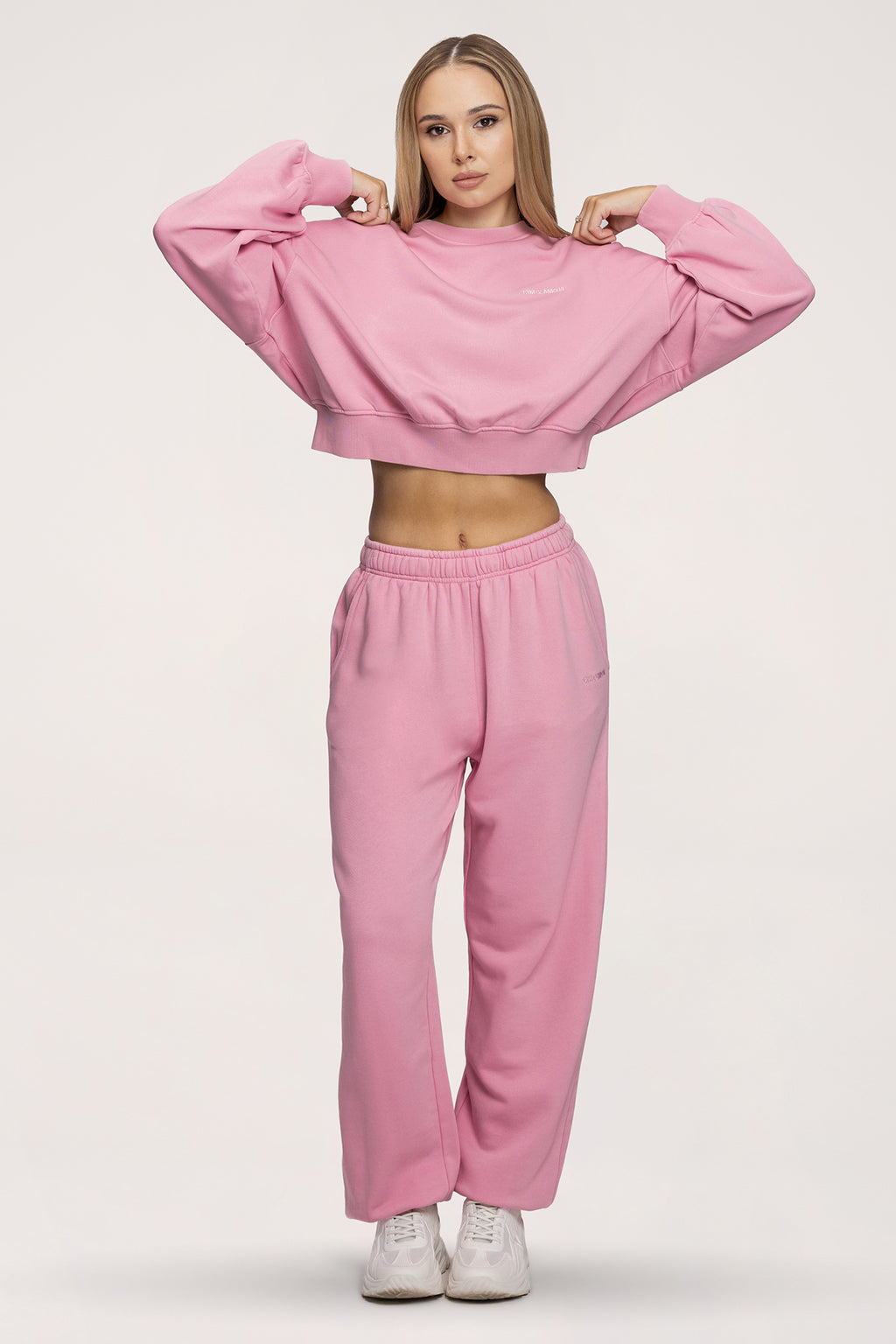 Easy Jogginghose mit Bündchen light pink