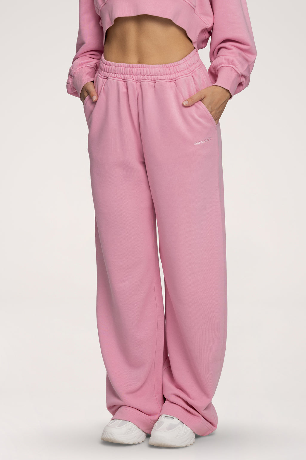 Easy Jogginghose mit geradem Bein light pink
