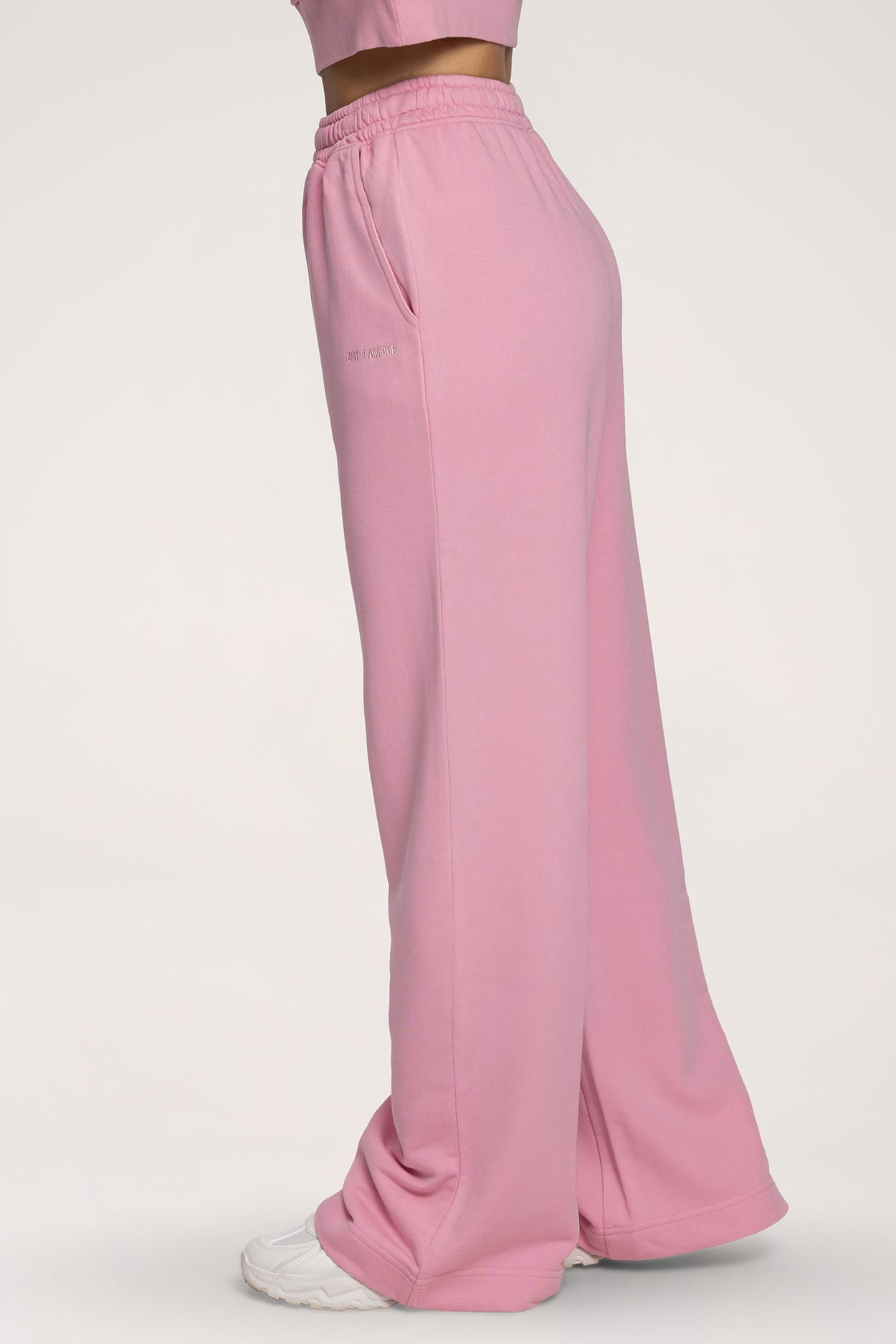 Easy Jogginghose mit geradem Bein light pink