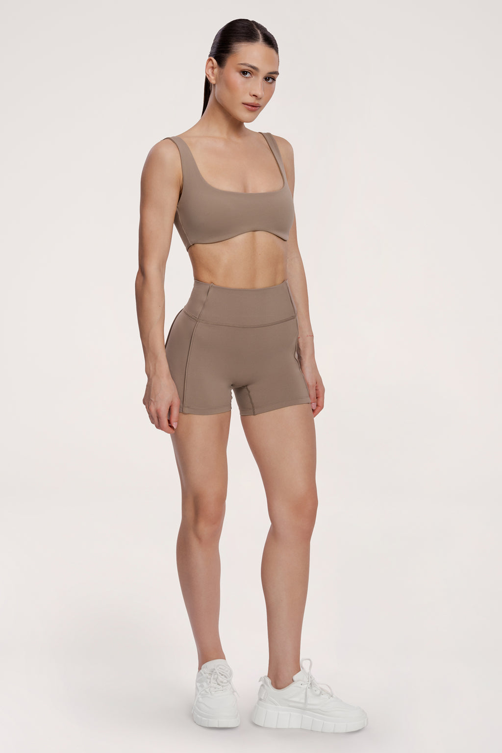 Pilates Era Sport-BH warm beige