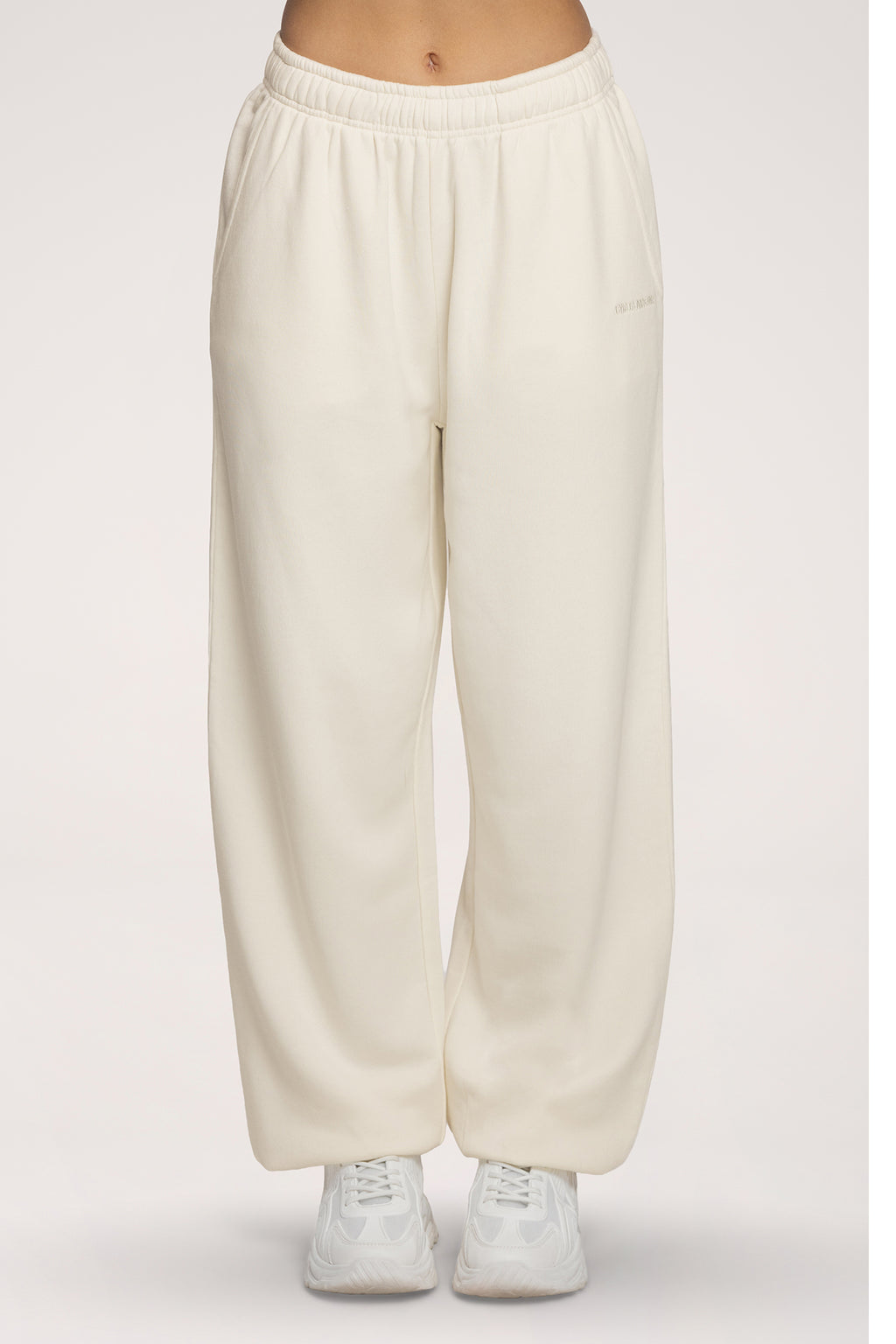 Easy Jogginghose mit Bündchen off white