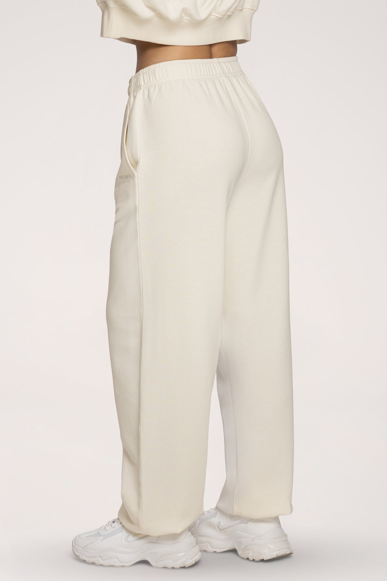Easy Jogginghose mit Bündchen off white