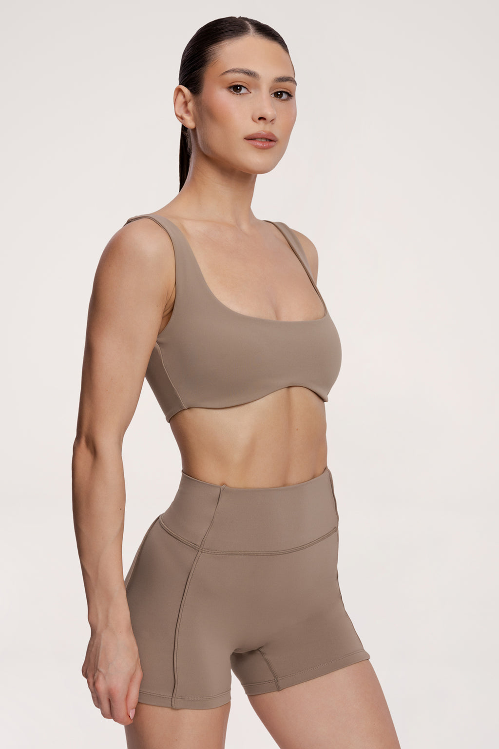 Pilates Era Sport-BH warm beige