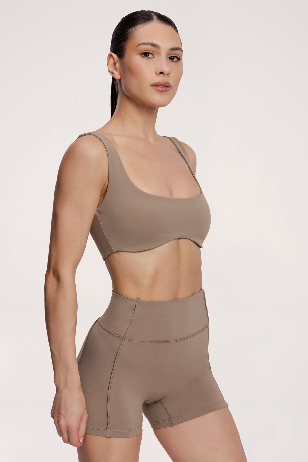 Pilates Era Sport-BH warm beige