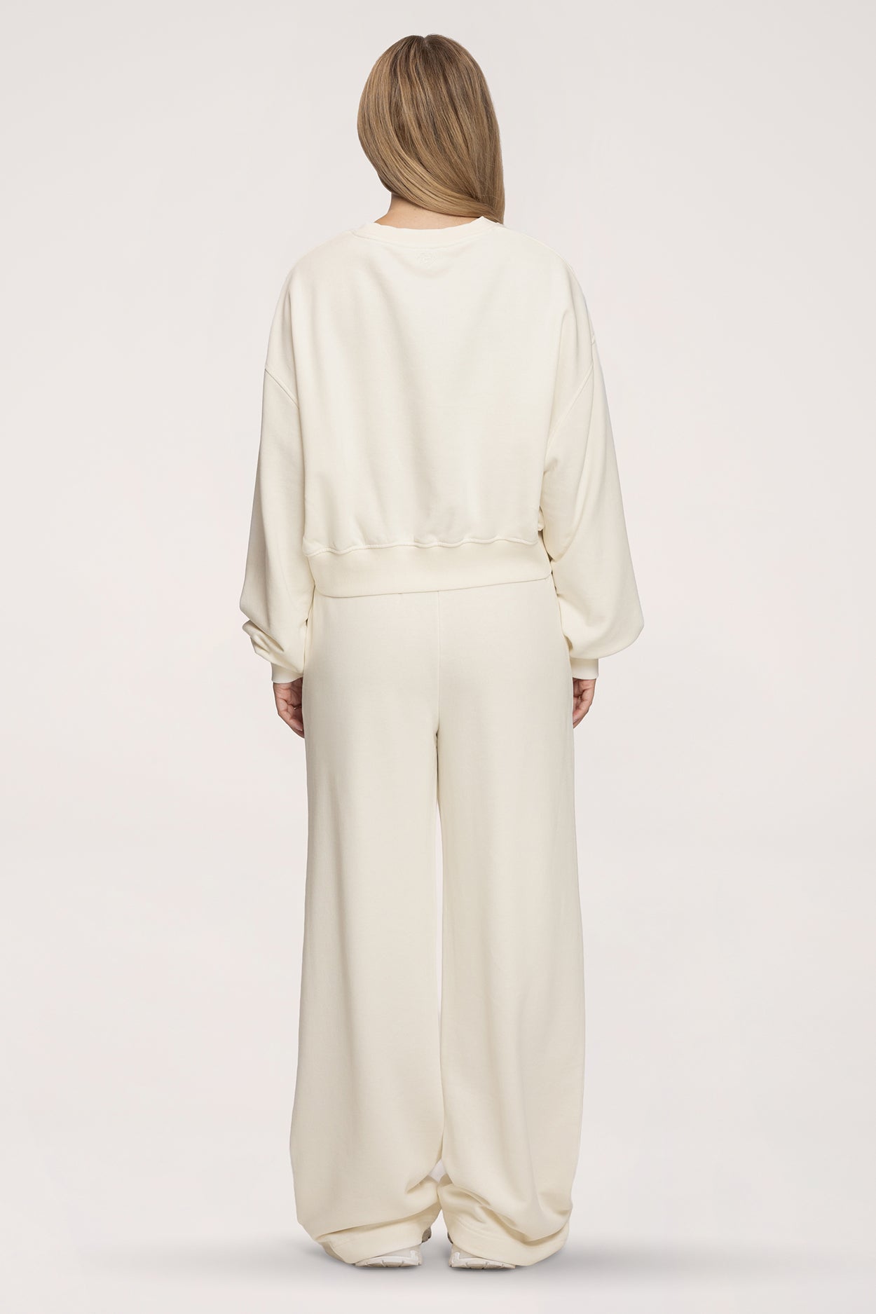 Easy Jogginghose mit geradem Bein off white