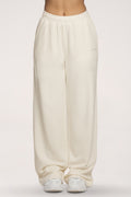 Easy Jogginghose mit geradem Bein off white