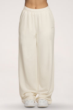 Easy Jogginghose mit geradem Bein off white