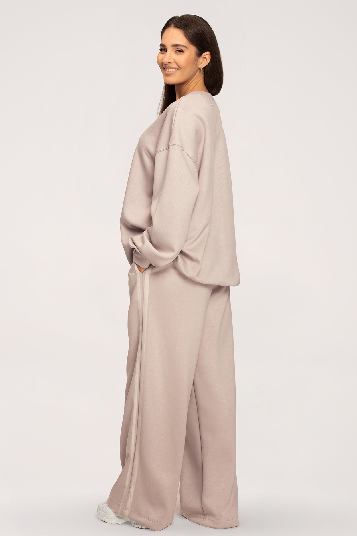 UN1FORM Oversize-Sweatshirt beige