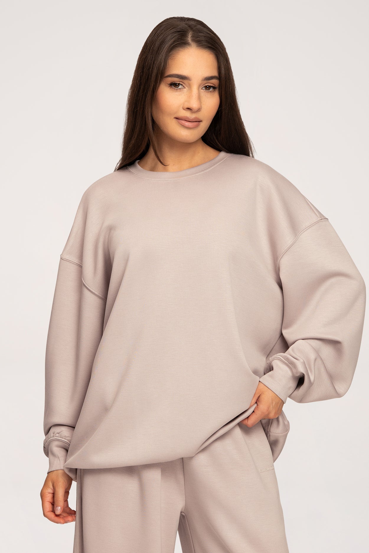 UN1FORM Oversize-Sweatshirt beige