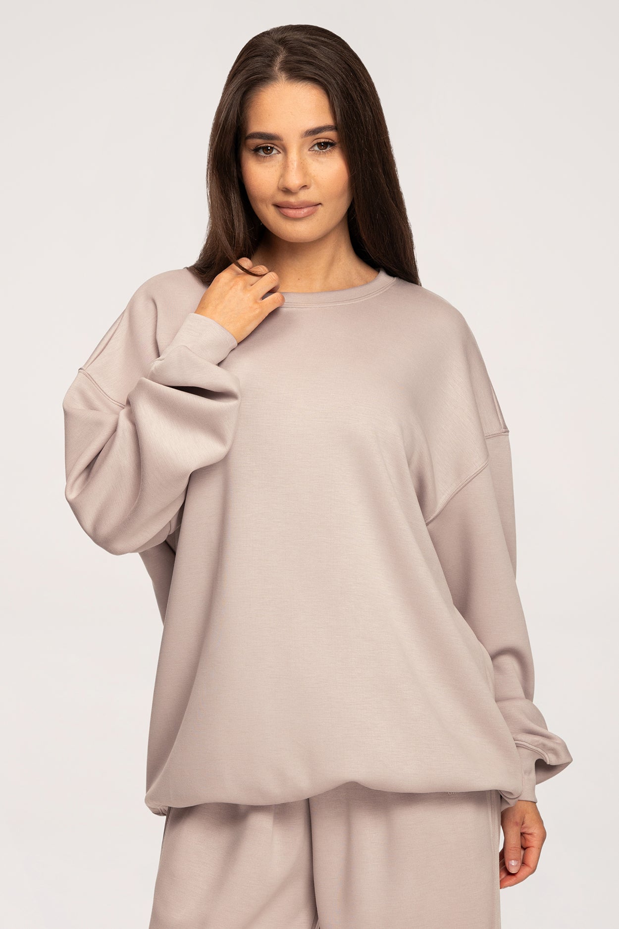 UN1FORM Oversize-Sweatshirt beige