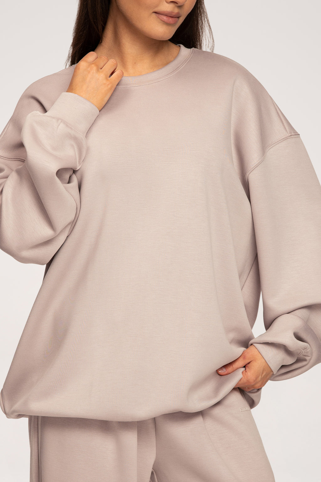 UN1FORM Oversize-Sweatshirt beige