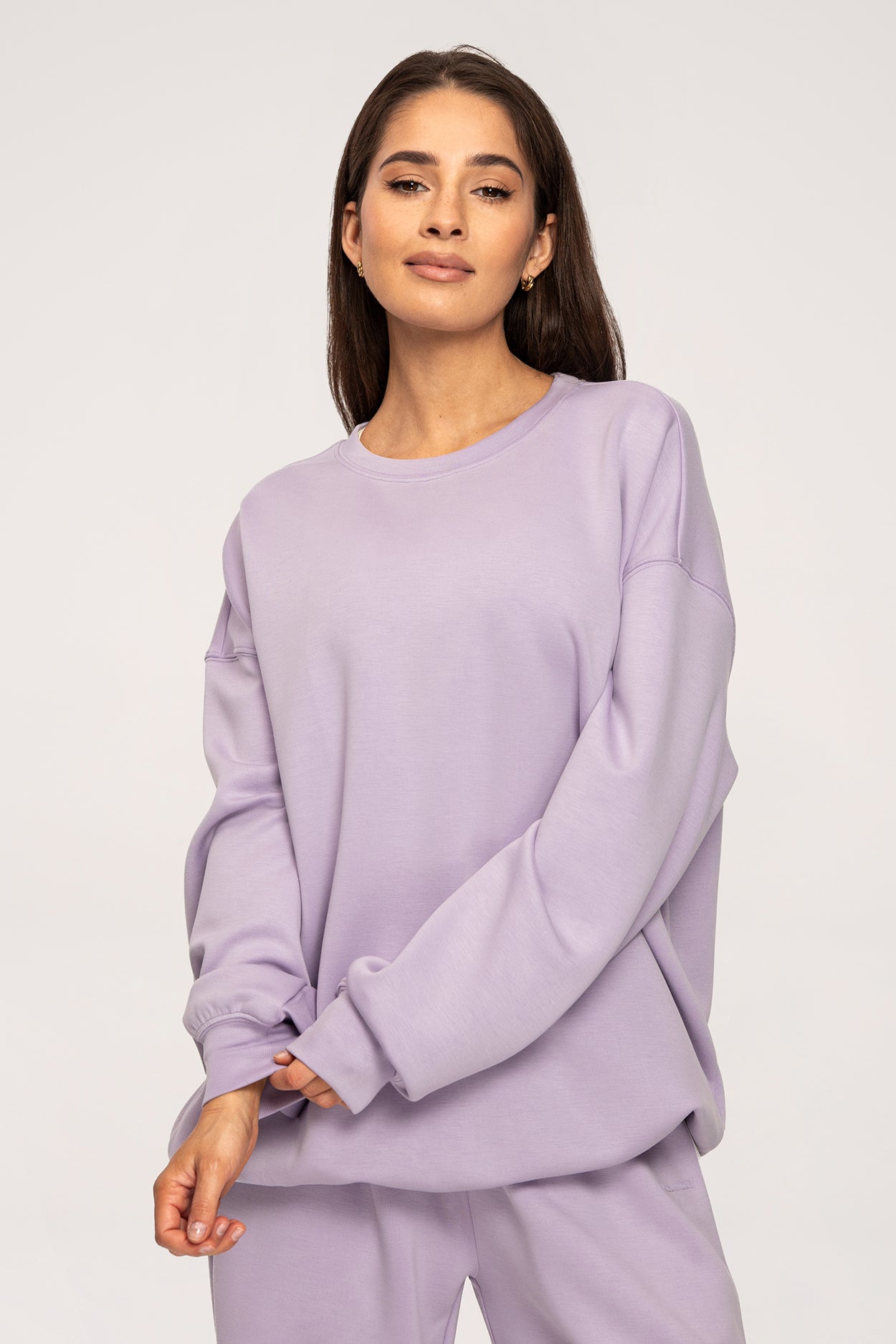 UN1FORM Oversize-Sweatshirt lilac