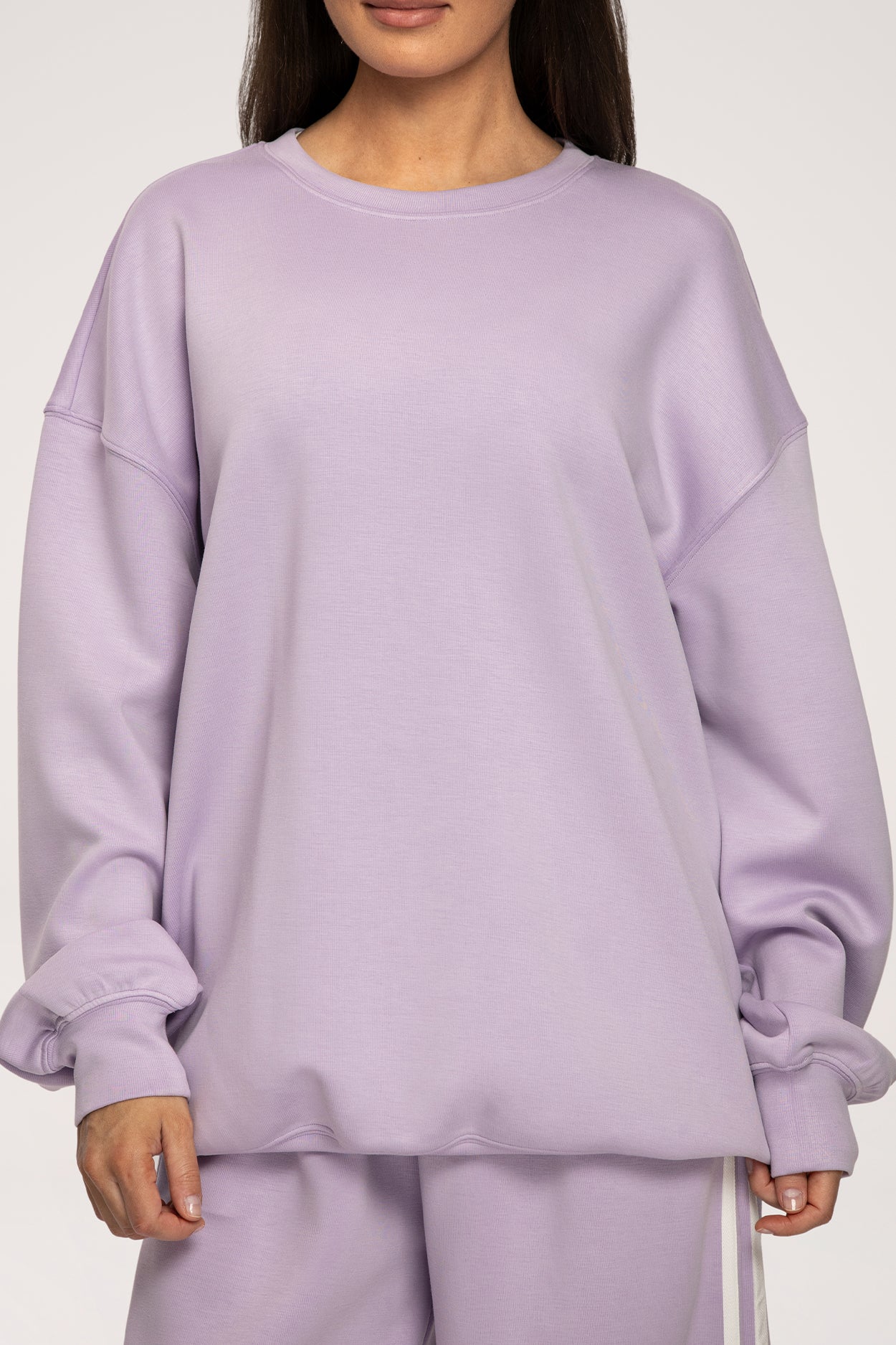UN1FORM Oversize-Sweatshirt lilac