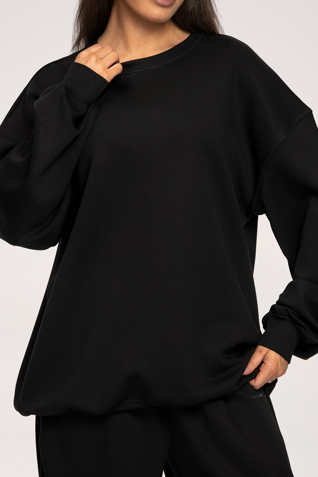 UN1FORM Oversize-Sweatshirt black