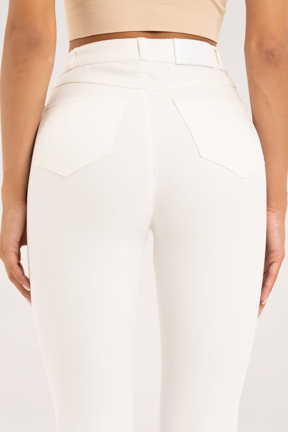 Jeansy skinny off white
