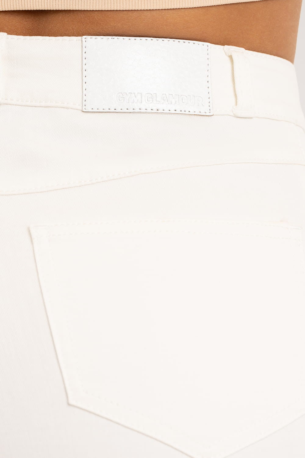 Jeansy skinny off white