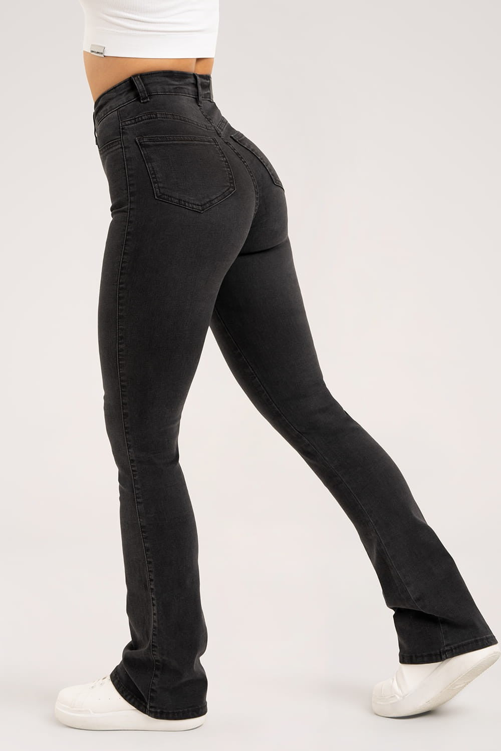 Jeansy dzwony black