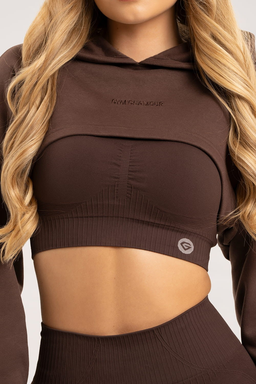 Bluza cut out chocolate