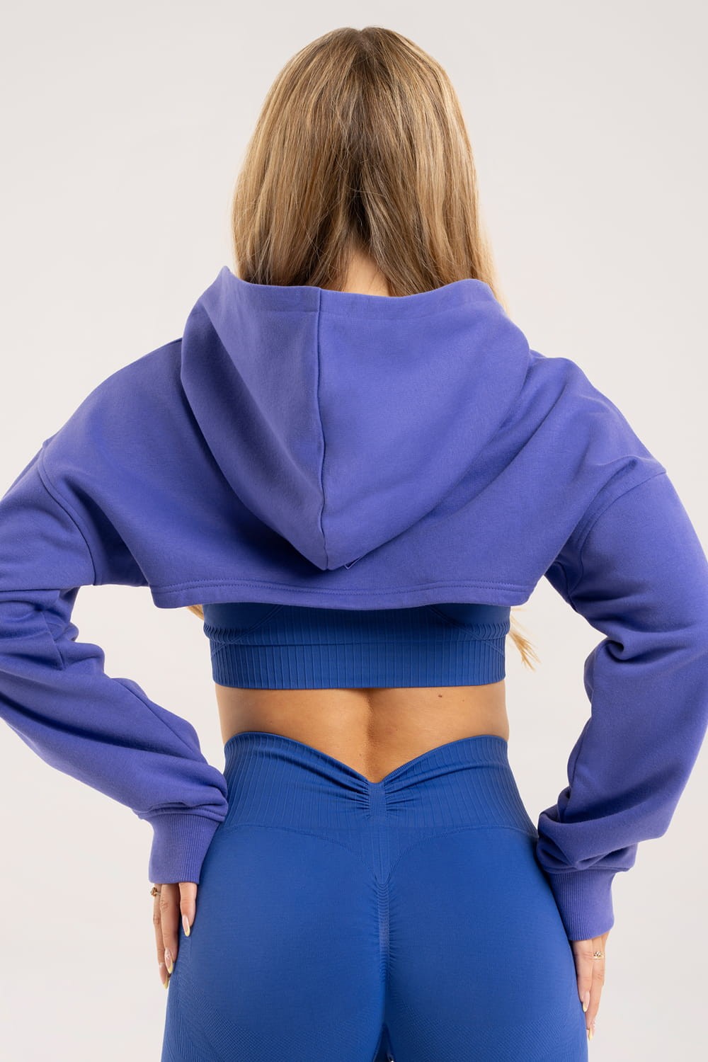 Bluza cut out violet
