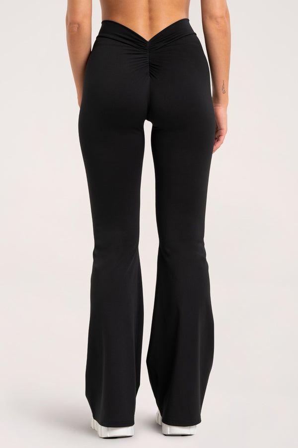 Deep Glow Schlaghose black
