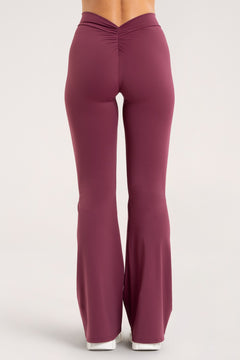 Deep Glow Schlaghose burgundy
