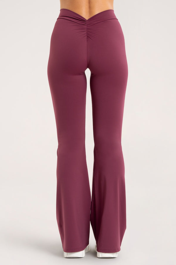 Deep Glow Schlaghose burgundy