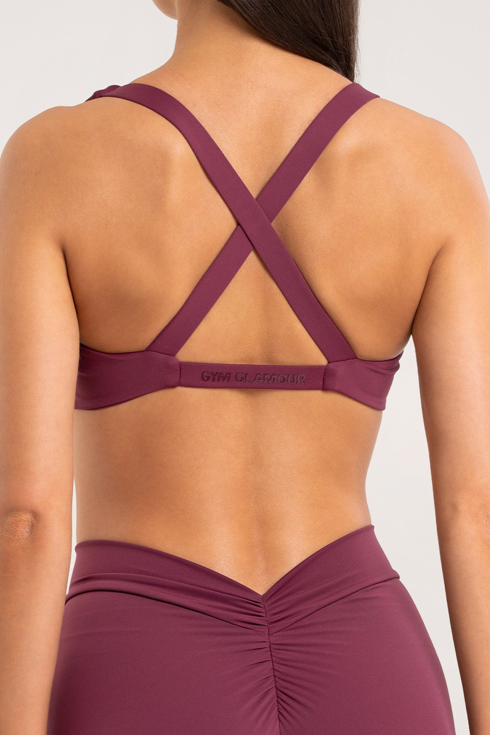 Biustonosz twist glow burgundy