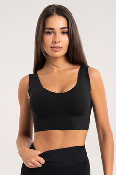 Korsett Sport-BH black