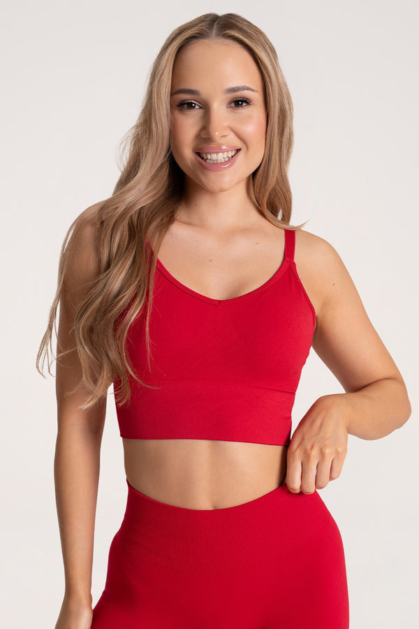 Second skin Sport-BH mid red