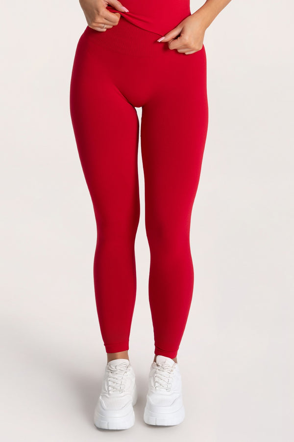 Leggings second skin red