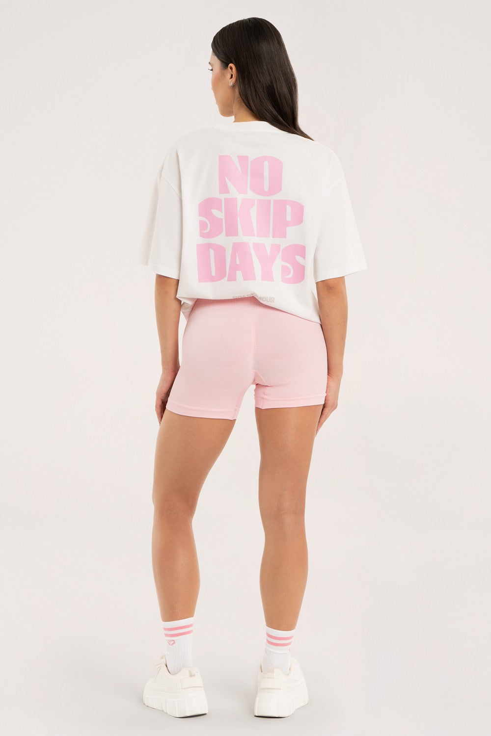 T-shirt oversize no skip days white