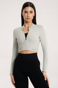 Bluza bezszwowa rozpinana platinum