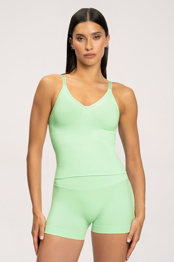 Second skin Sport-BH long mint